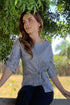 Yang Top-Gibson Stripe
